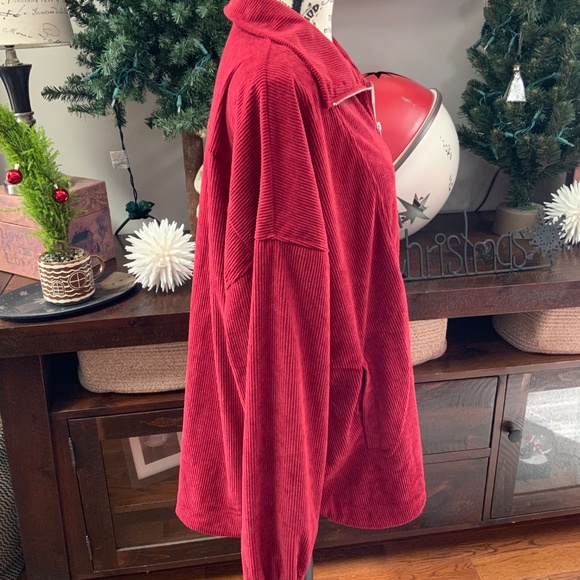 Brand New Women’s Half Zipper Collar Sweatshirt Oversized - Picture 2 of 8